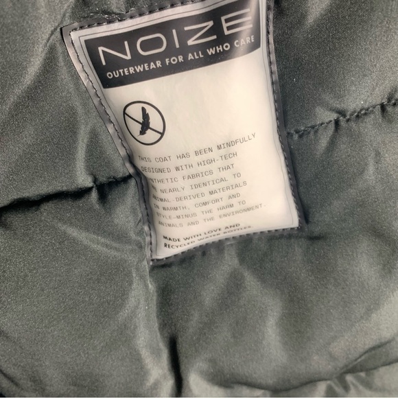 Noize Nora Faux Fur Trim Hooded Parka Jacket Navy Size XS - Picture 10 of 16